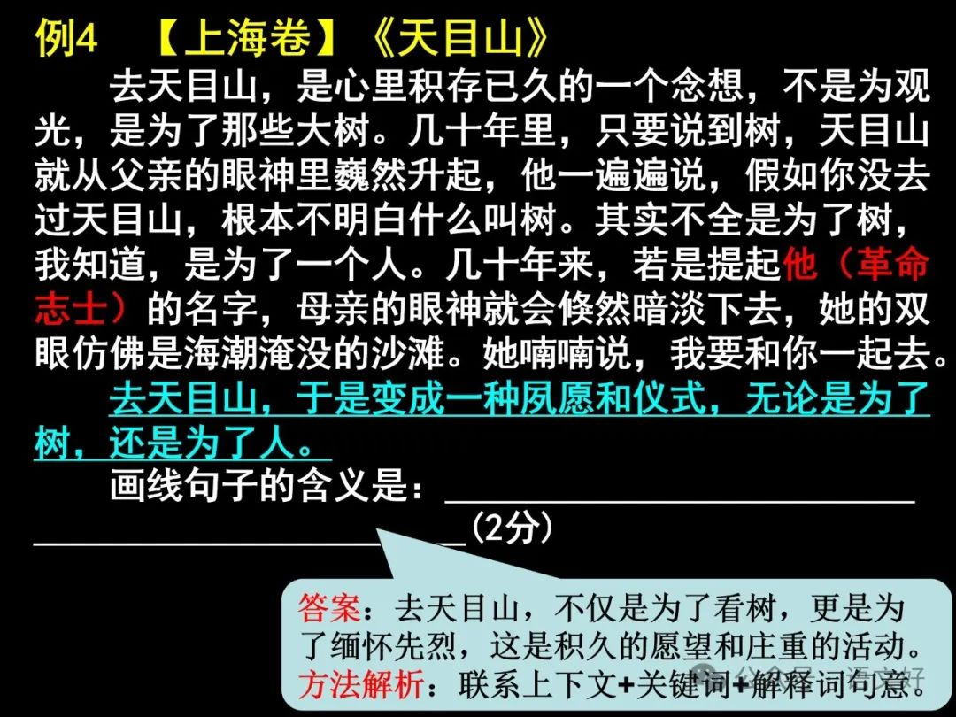 2024高考散文阅读课件4合1(多类题型,链接高考) 第65张