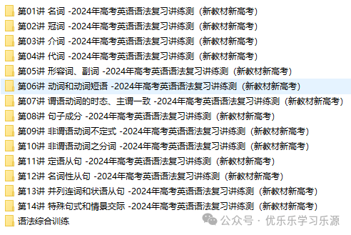 2024年高考英语语法复习讲练测【课件+讲义+练习+测试】 第3张