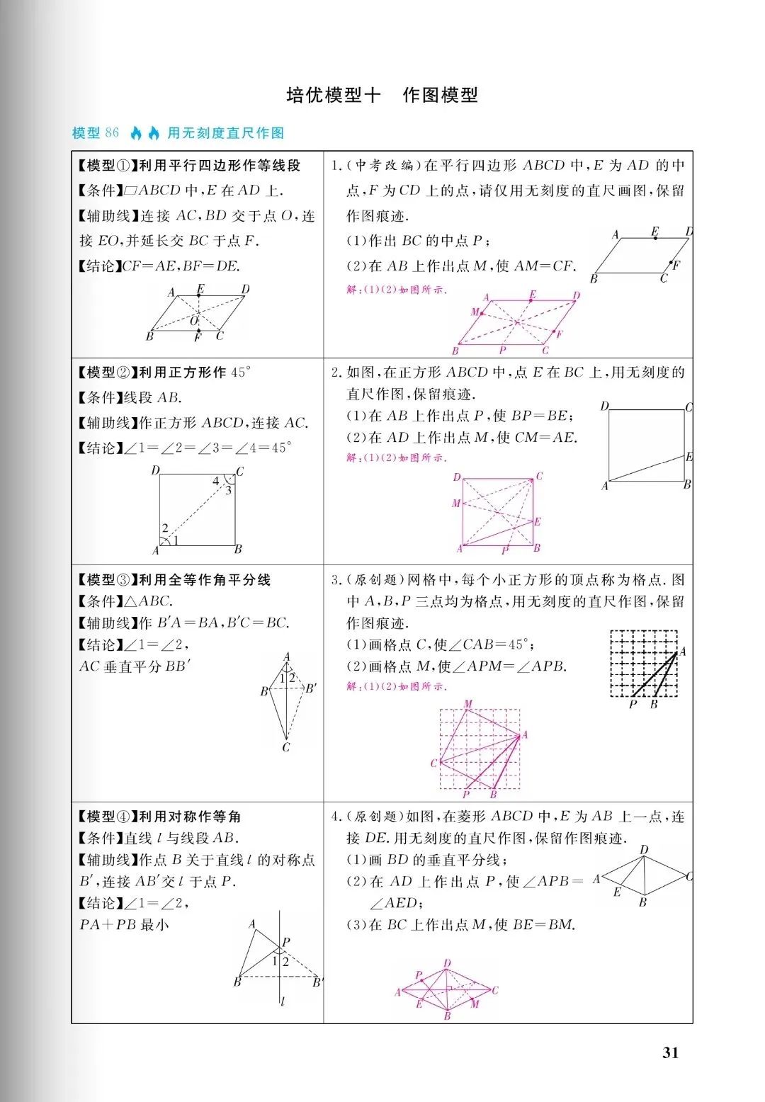 中考几何:十大培优88几何模型,初中阶段所有几何模型从入门到成神(免费分享) 第31张