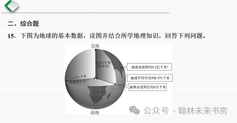 【地理中考总复习】第一课时《地球和地球仪》 第42张