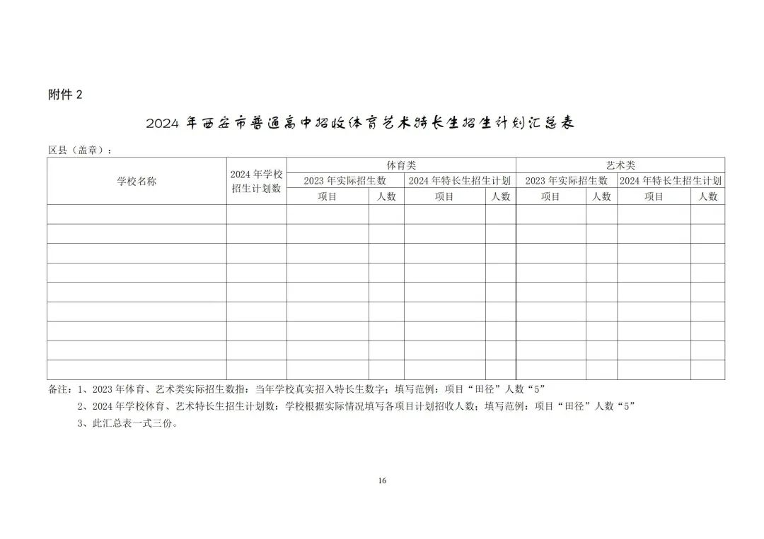 官方发布!明天开始登记!2024西安中考特长生招生政策公布!报名考试时间速看~ 第18张