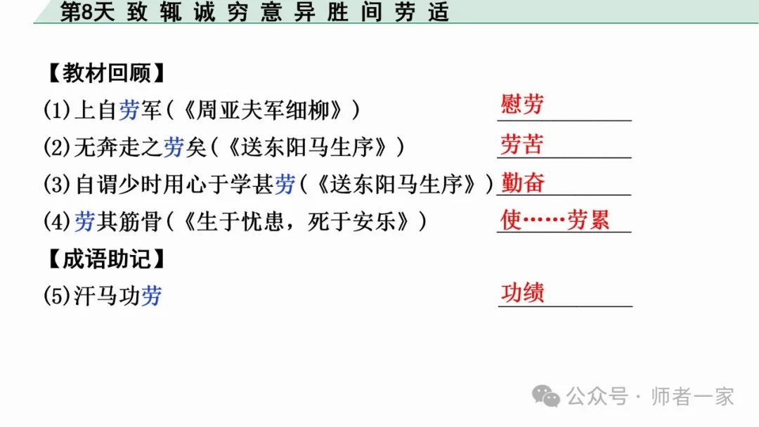 【免费领】2024中考语文总复习160个文言实词一遍过(第8天) 第16张