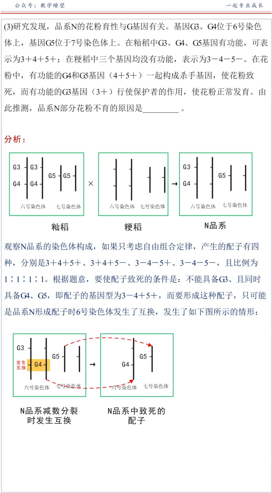 「高考生物」水稻育种系列问题分析(4) 第4张