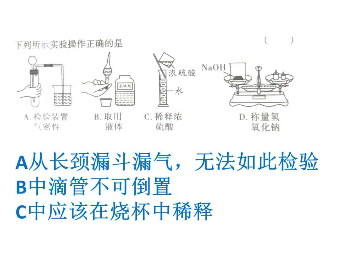 中考化学基础实验要点总结 第57张