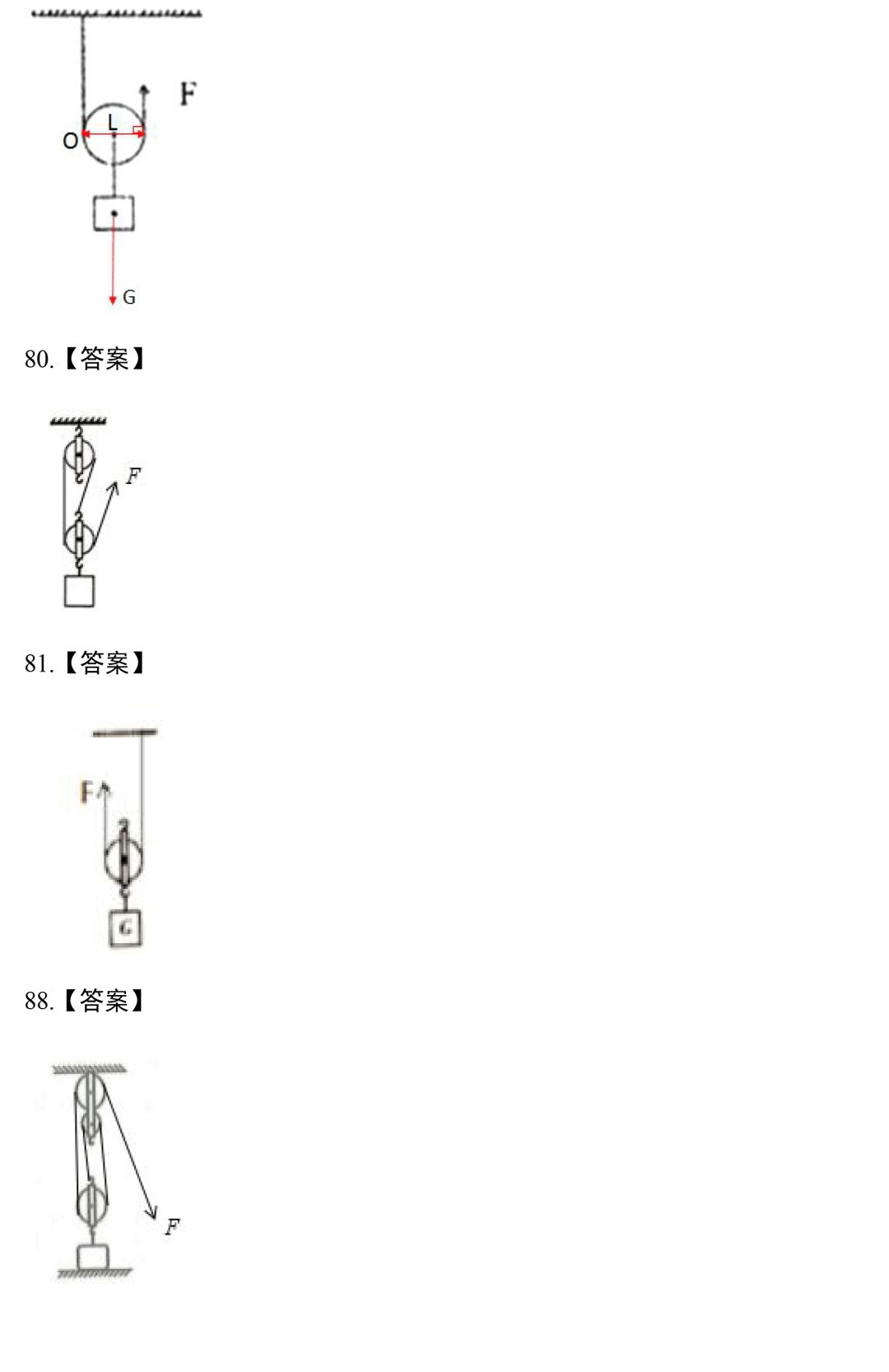 【中考物理】专题训练—力学作图题,这88道精选作图题一定要做! 第40张