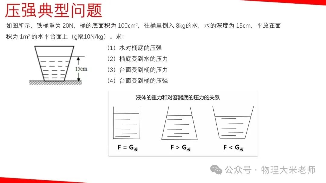 中考物理一轮复习力学重点知识解析 第13张