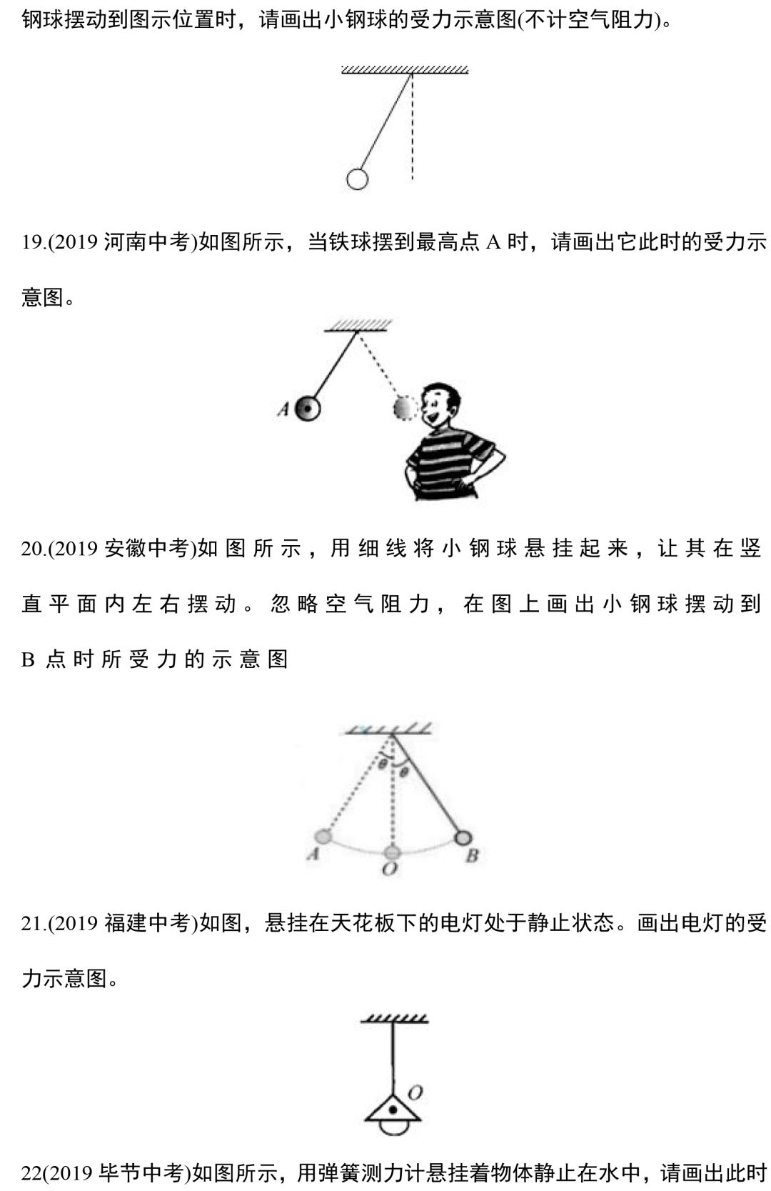 【中考物理】专题训练—力学作图题,这88道精选作图题一定要做! 第5张