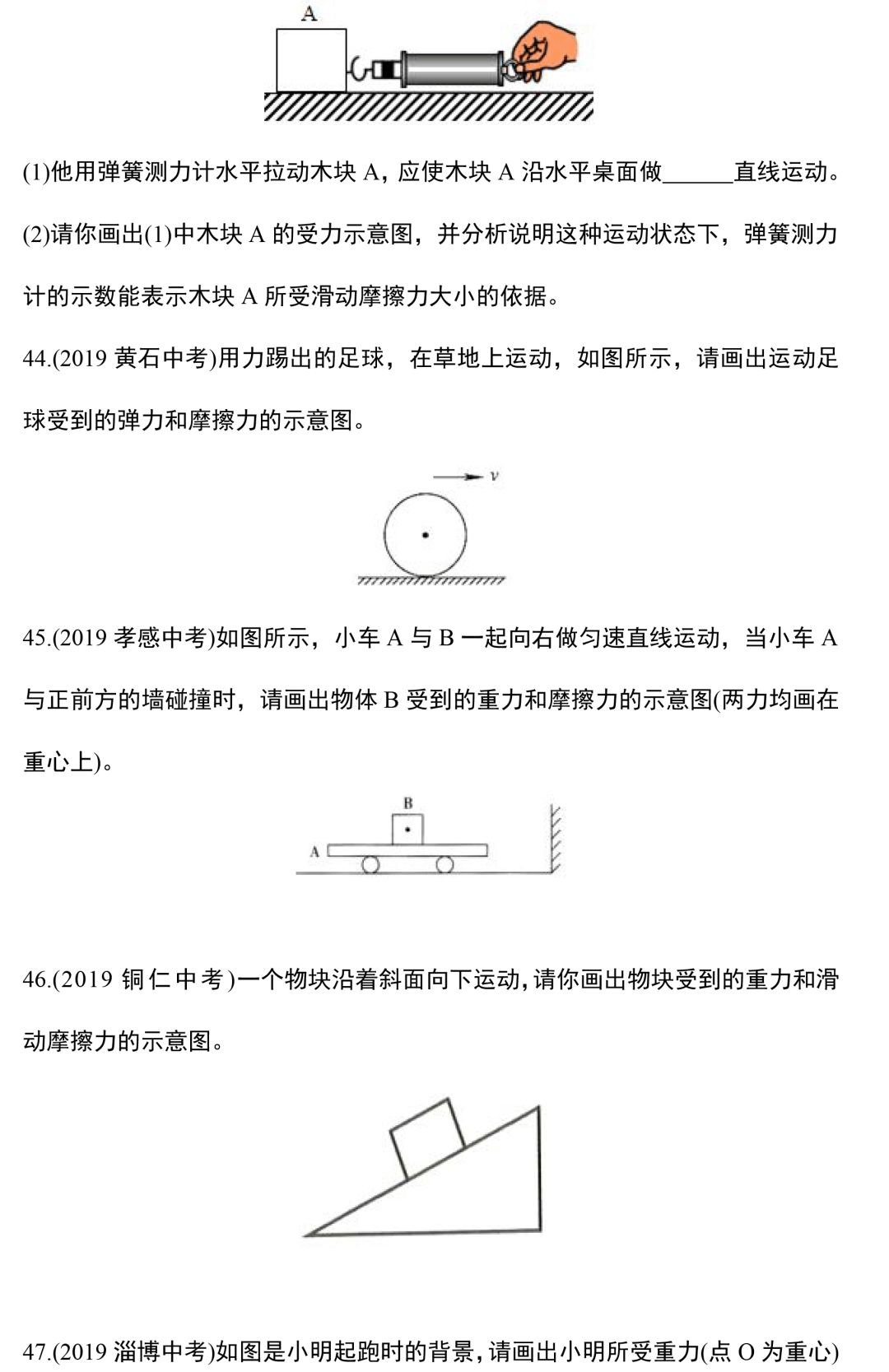 【中考物理】专题训练—力学作图题,这88道精选作图题一定要做! 第11张