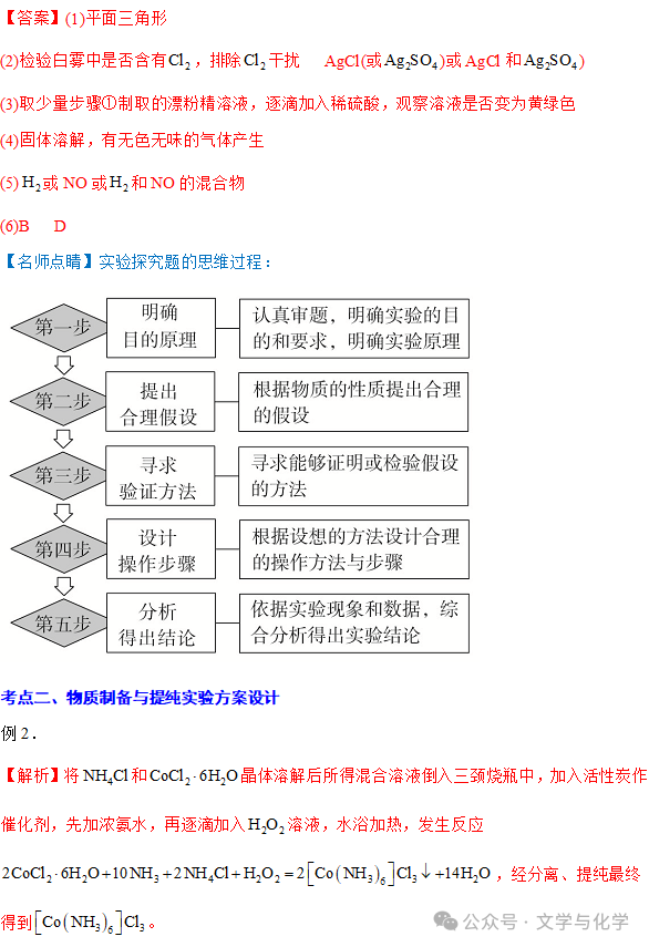 高考化学抢分秘籍-秘籍14实验综合-例题 第10张