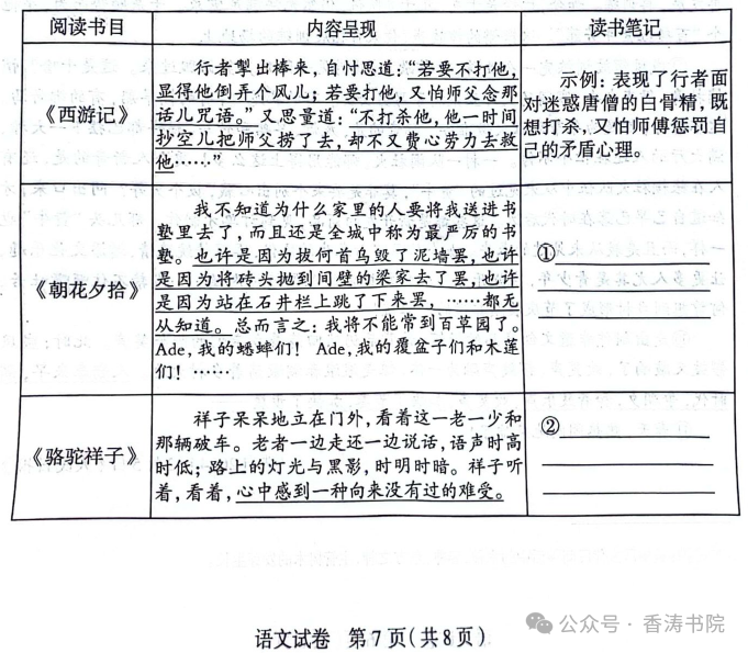 中考语文 | 2024河北省各地区一模卷含答案(共4套) 第32张