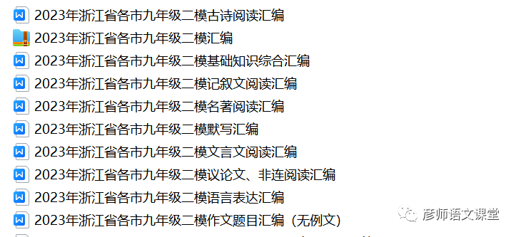 2023年浙江省杭州市余杭区中考模拟语文试题 第8张