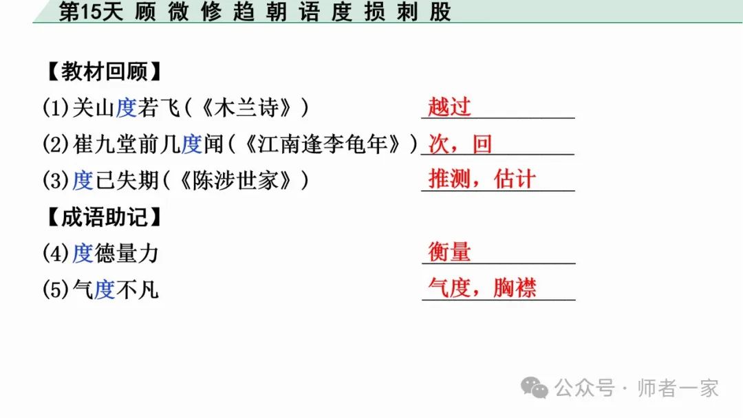 【免费领】2024中考语文总复习160个文言实词一遍过(第15天) 第16张