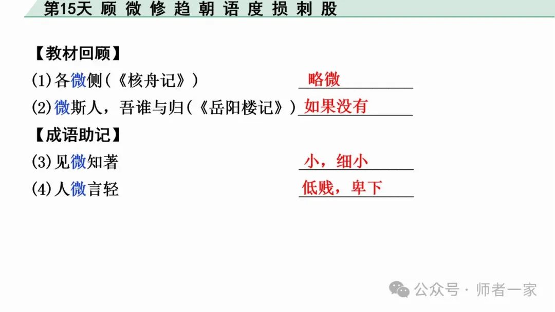 【免费领】2024中考语文总复习160个文言实词一遍过(第15天) 第6张