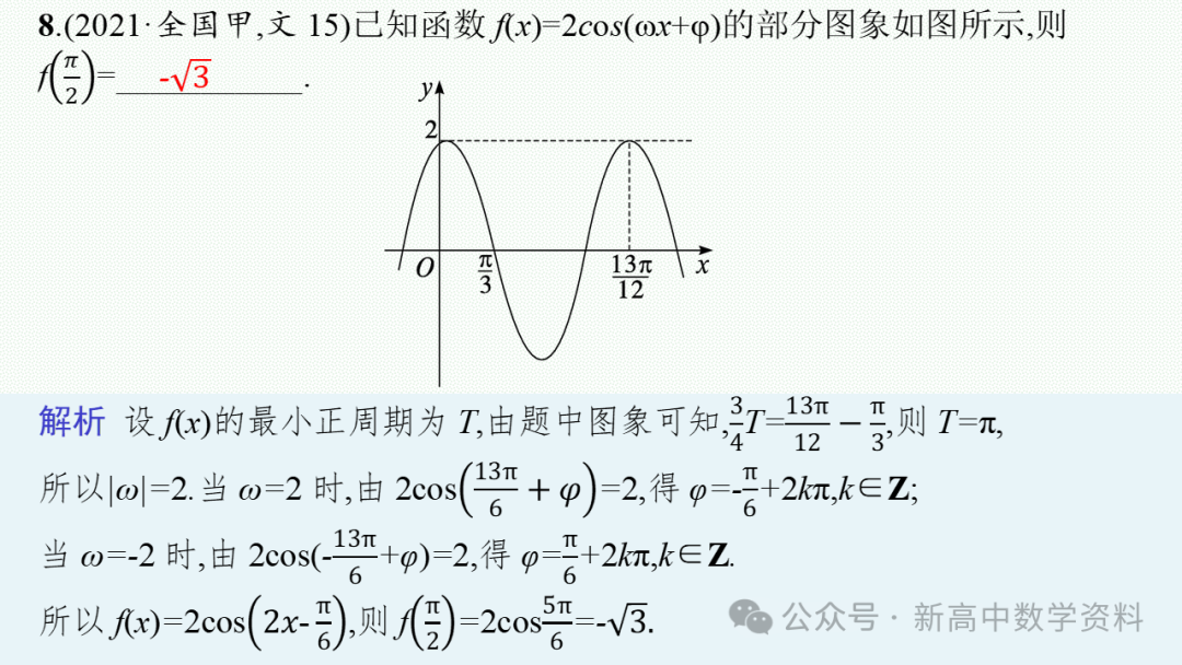 2025新高考数学一轮复习资料(全网最新)第5章 三角函数、解三角形 第14张