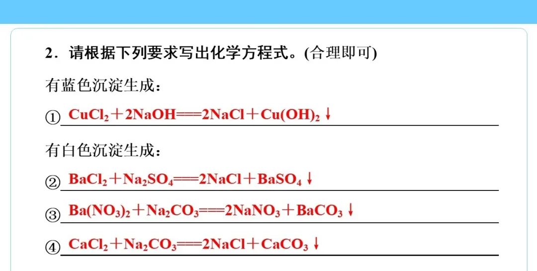 中考化学知识点总结大全 第72张