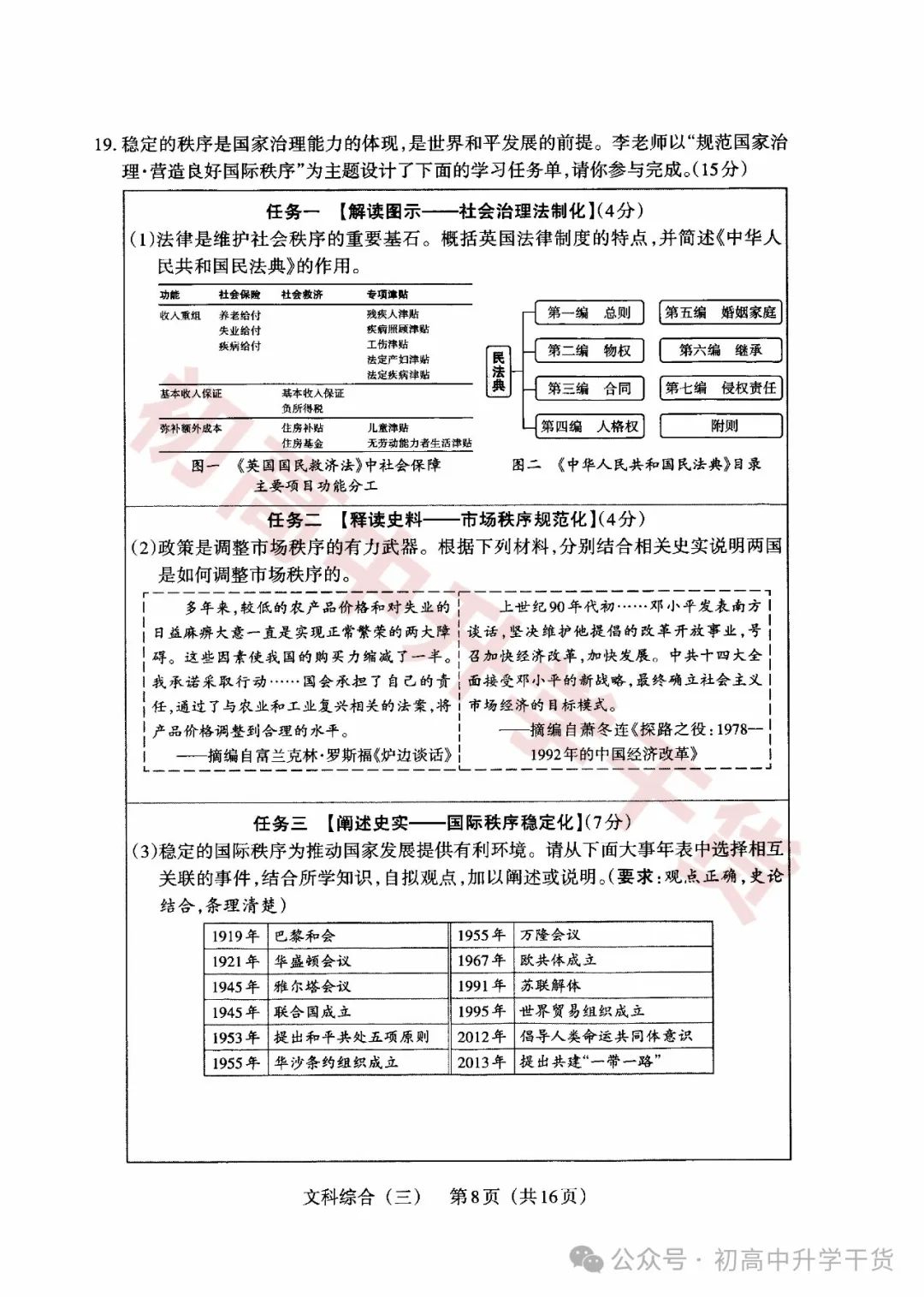 2024山西中考模拟百校联考三全科试题(语文/理综/数学/文综/英语)+答案解析+听力音频 | PDF下载版 第48张