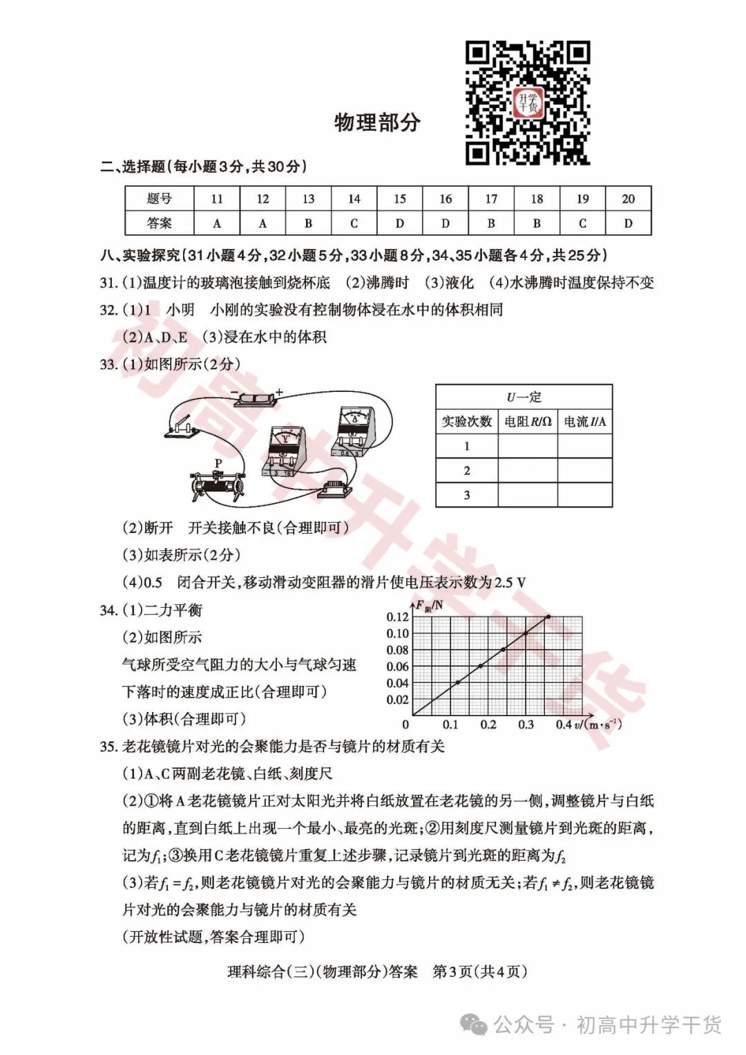 2024山西中考模拟百校联考三全科试题(语文/理综/数学/文综/英语)+答案解析+听力音频 | PDF下载版 第25张