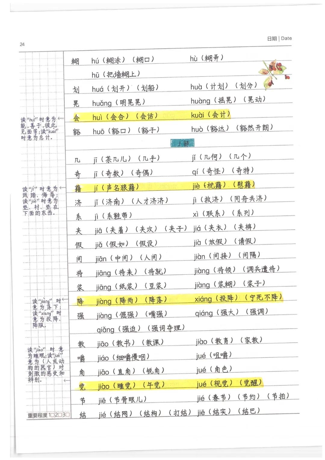 小学语文笔记1 (强烈推荐!!) 第31张