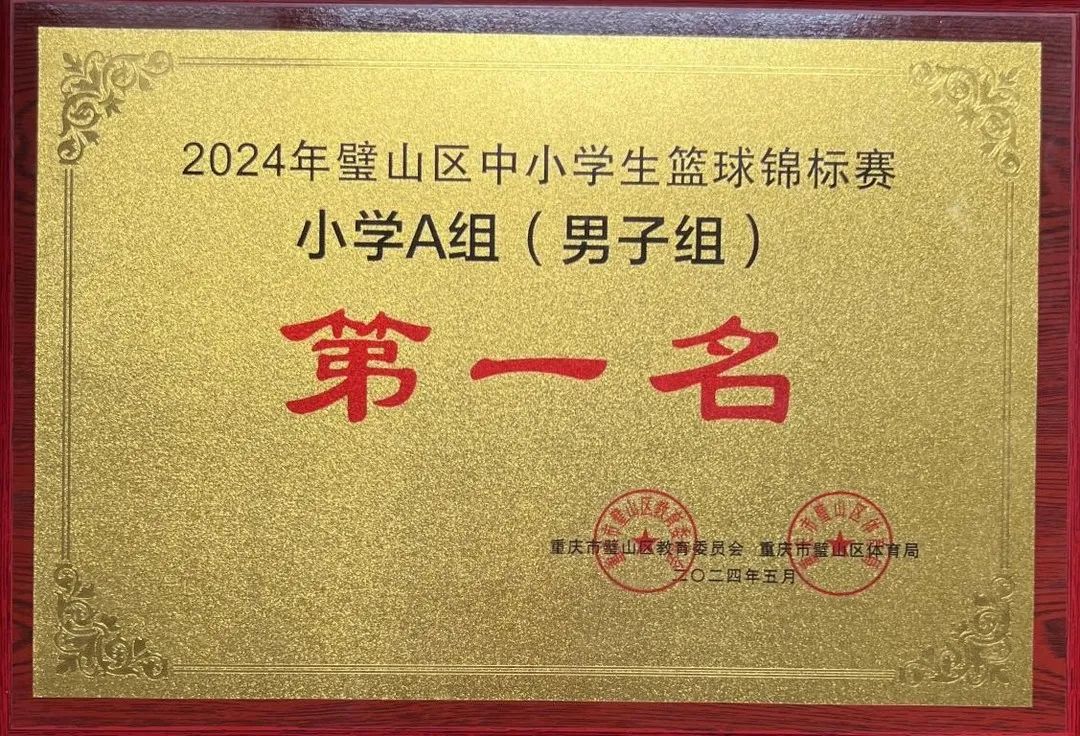 喜报 ——御湖小学荣获2024年重庆市璧山区中小学生篮球锦标赛小学男子A组,女子A组冠军 第11张