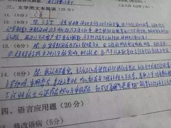 中考试卷扫描后啥样?评卷误差咋回事?注意这些多得20分!(转给学生) 第18张