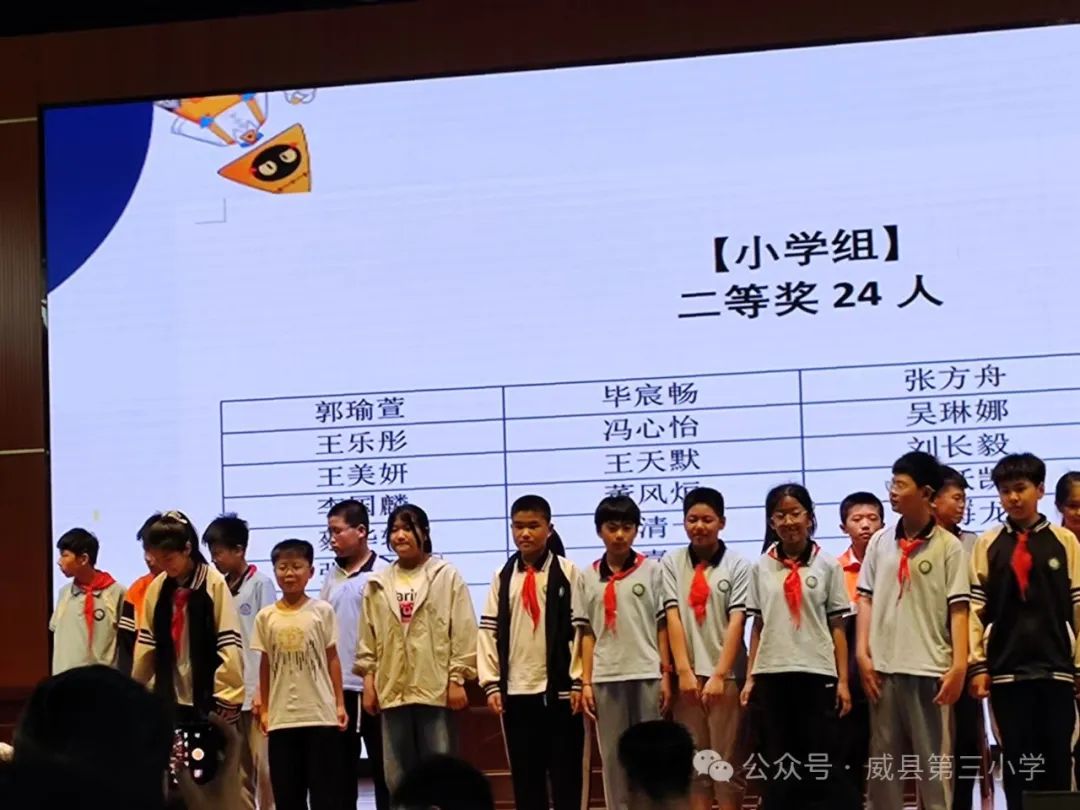 威县第三小学在2024年威县中小学第一届“洋葱杯”强基思维训练竞赛中勇夺佳绩 第1张