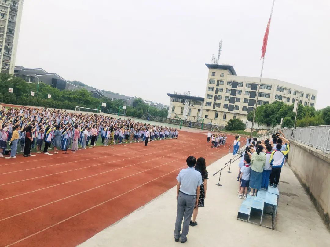 【雏鹰展翅】永明小学、齐山小学第十三周升旗仪式 第11张