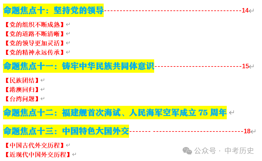 2024年中考历史终极押题(绝密)第1-3期 第4张