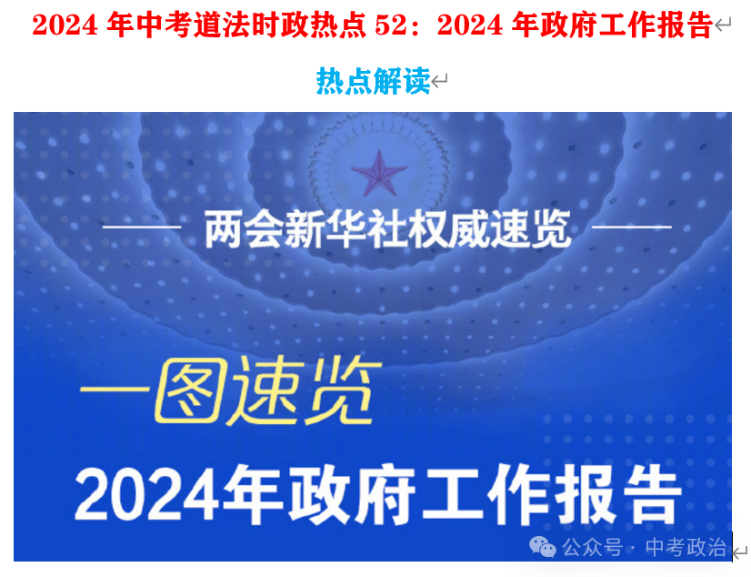 2024年中考道法68大时政热点专题(原创系列) 第36张