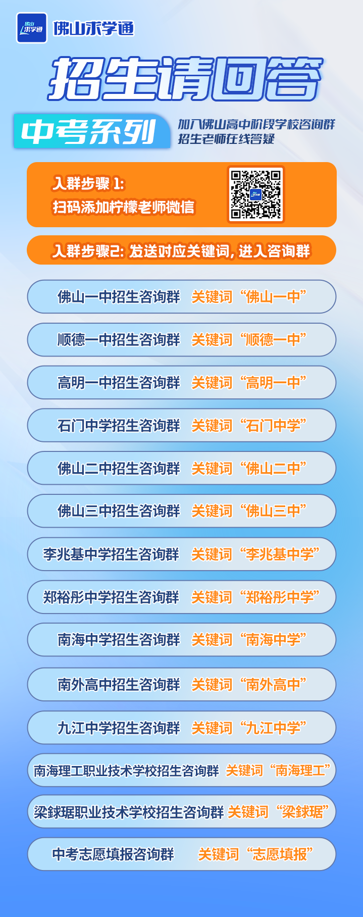 中考志愿填报明天启动!佛山最全报考指南来了→ 第15张