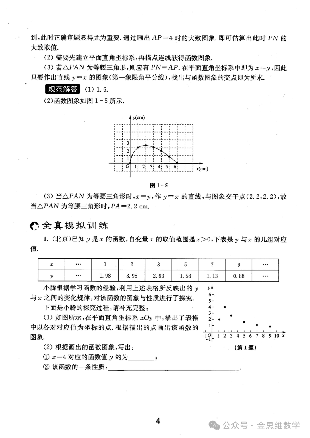 中考代几综合题21讲——新型函数问题篇 第4张