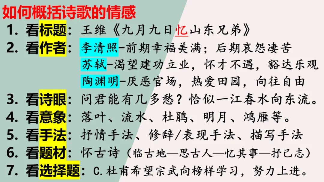 高考备考 | 最全!考前各题型答题思路梳理及要求,冲刺提分秘籍! 第13张