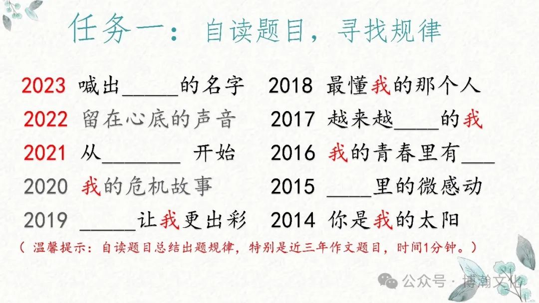 如何应对中考作文? 方法很重要! 第5张