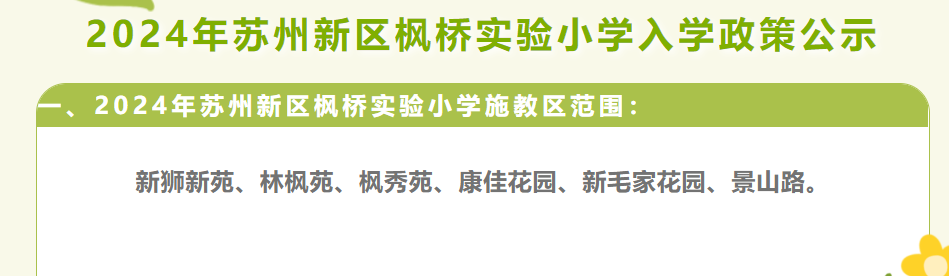 最新!2024年相城区幼儿园、中、小学施教区公布! 第6张