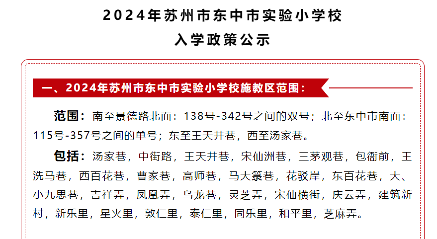 最新!2024年相城区幼儿园、中、小学施教区公布! 第31张