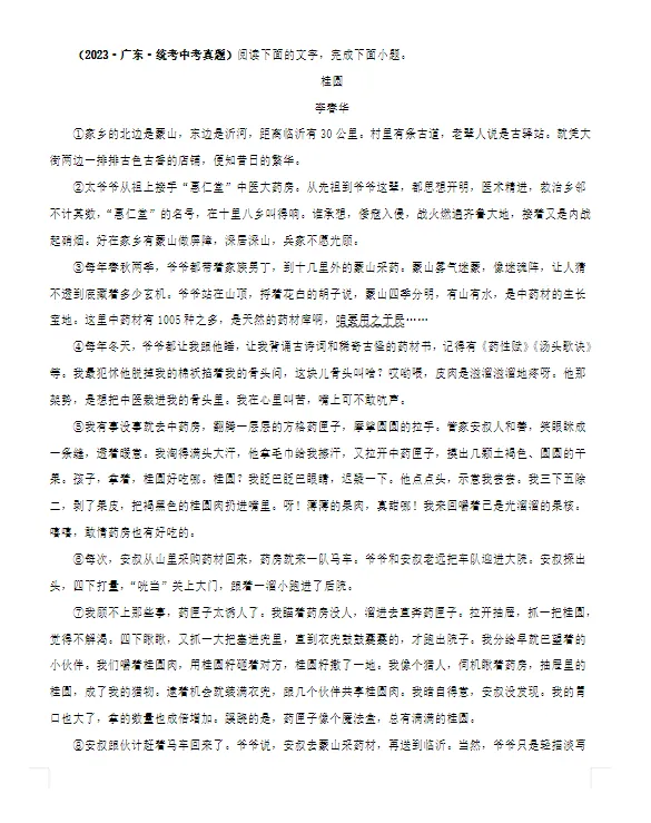 【免费领】最全2024中考复习资料课件+讲义+练习题(语文) 第14张