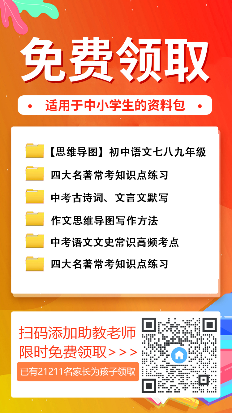 【免费领】最全2024中考复习资料课件+讲义+练习题(语文) 第21张