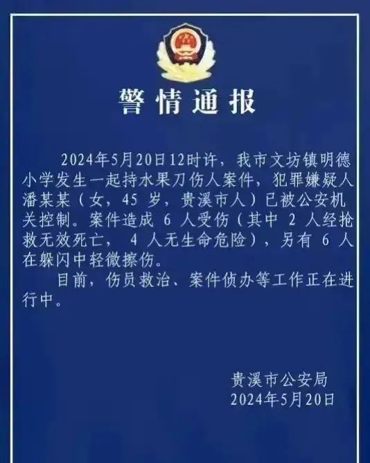 江西一小学12人死伤惨案后续:疑犯身份曝光,疑因更令人头皮发麻 第4张