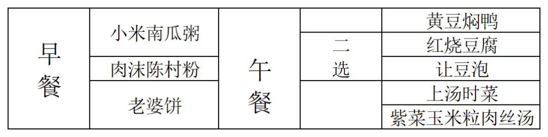 北滘镇西海小学2023学年第二学期第十五周学生营养食谱 第5张