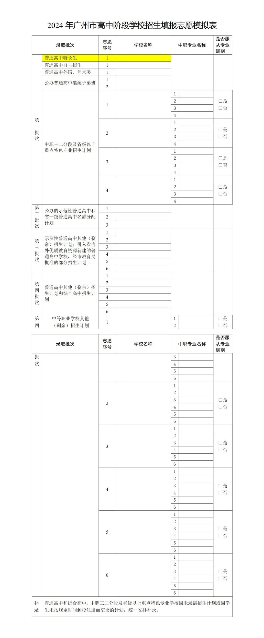 2024年广州中考 | 特长生通过专业测试名单的通知~ 第41张