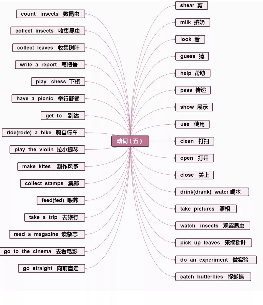 【小学英语】1-6年级重点知识思维导图汇总,收藏! 第32张