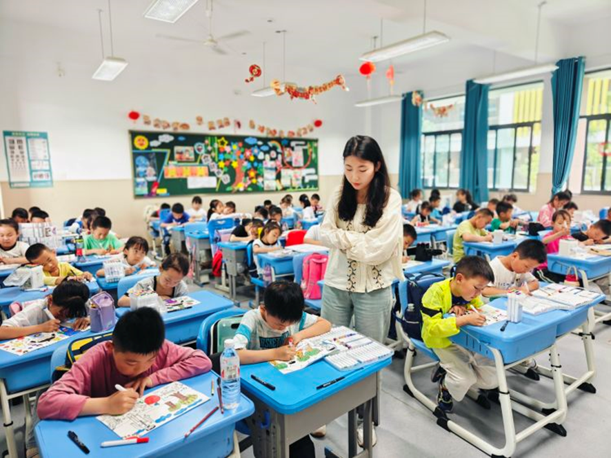 幸福小学展现全能风采——2024年小学生体能与艺术素质抽测圆满成功 第6张