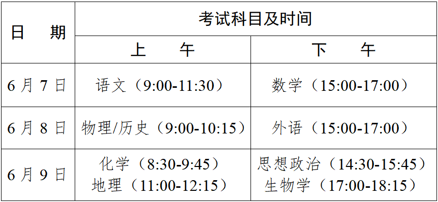 2024年高考来了!2024年中山市普通高考考试注意事项 第4张