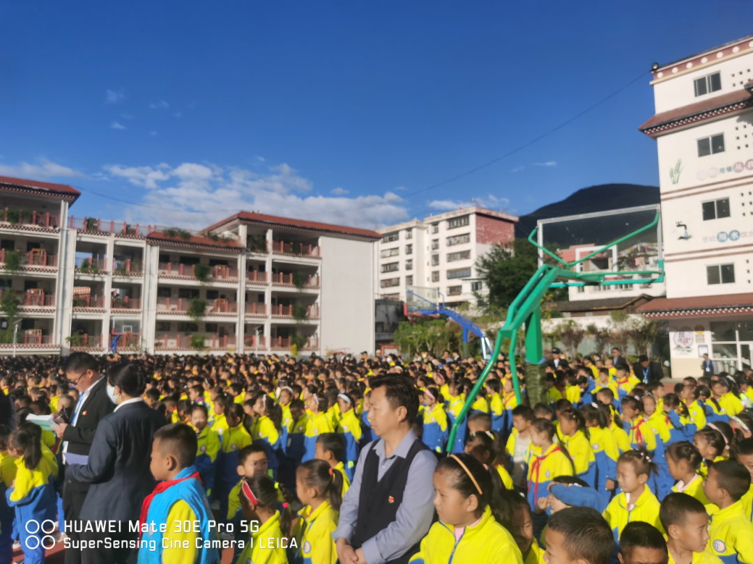 把握今天 勤奋学习——乔瓦镇第二小学第十四周国旗下主题活动 第2张