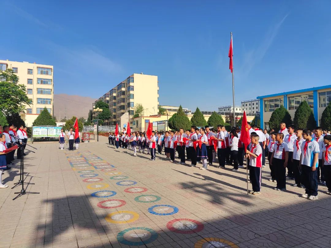 永昌县河西堡第三小学2024年庆“六一”新队员入队仪式 第8张