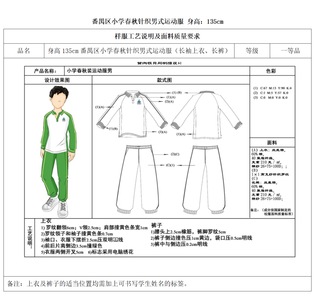 番禺区旧水坑小学开展学生校服采购工作公示 第36张