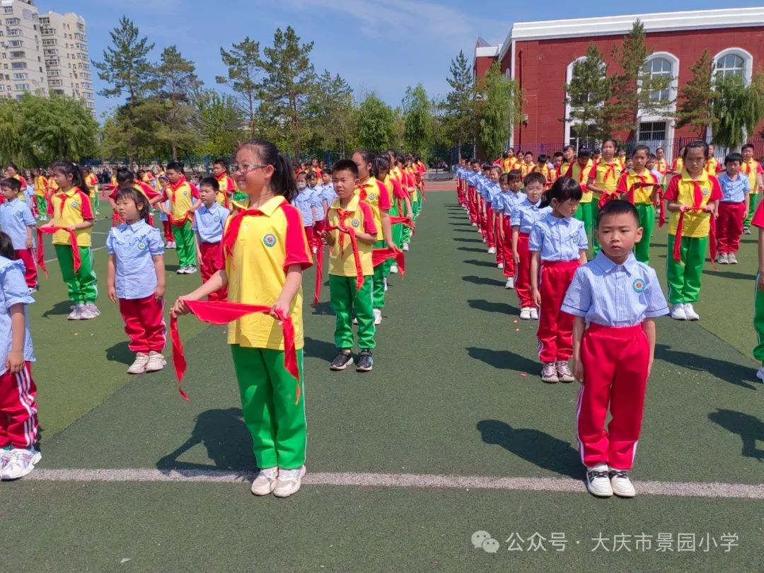 红领巾  爱祖国——景园小学举行新队员入队仪式 第10张