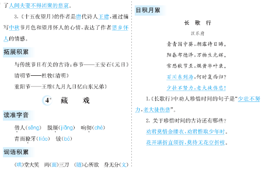 小学语文六年级(下)全册考点清单 ,可下载打印 第6张