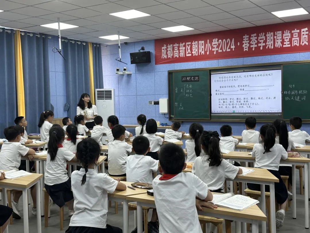 共研共育  且行且思——成都高新区朝阳小学语文教研活动 第7张