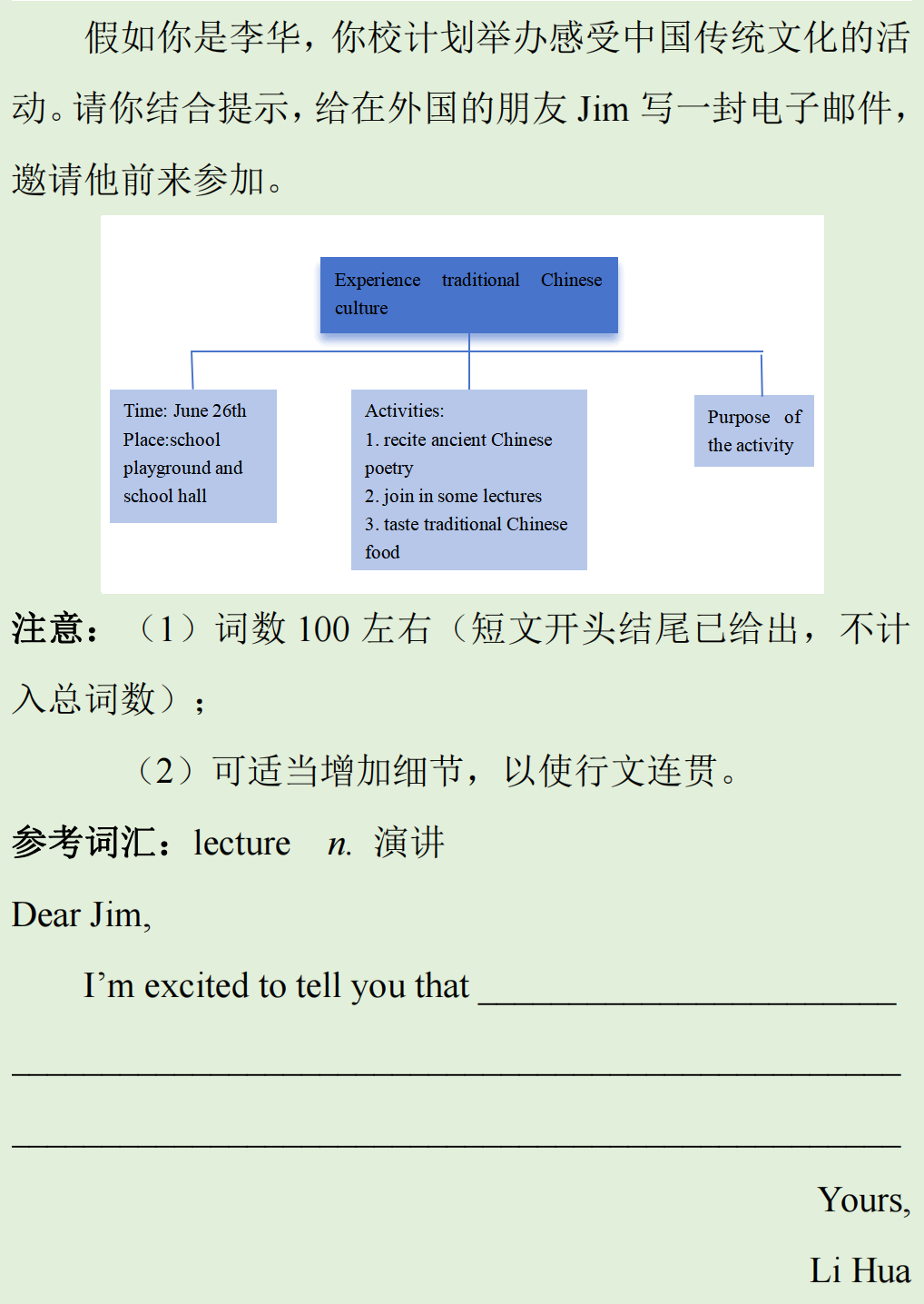 2024中考英语作文热点话题:中华优秀传统文化(电子版) 第2张