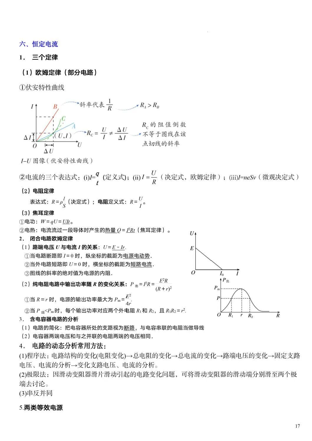 【高考必读】2024年高考物理重要结论汇总(值得收藏) 第15张